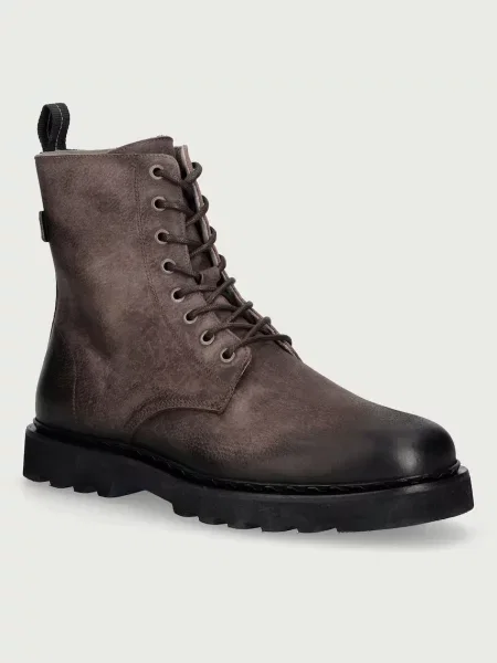 Botine Allsaints din piele maro