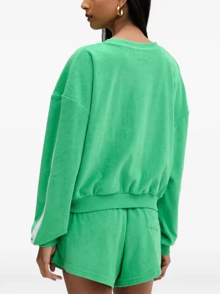Hanorac Rip Curl cu broderie cu dungi verde
