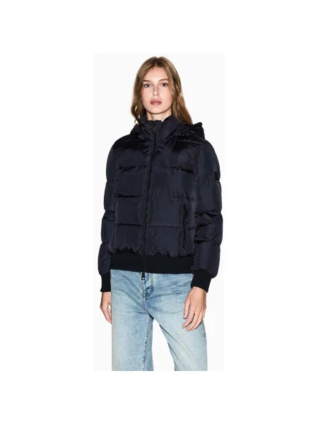 Geacă cu puf Armani Exchange negru