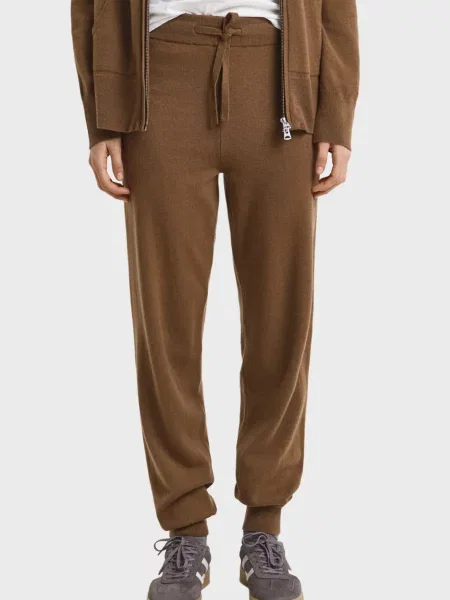 Вовняні штани Gant бежеві