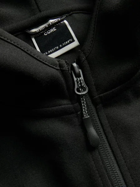 JACK & JONES Tepláková bunda JCofusion' čierna