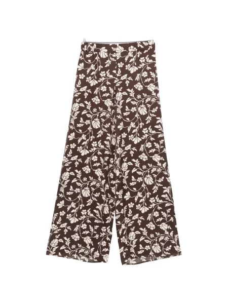 Pantaloni Pennyblack cu model floral maro