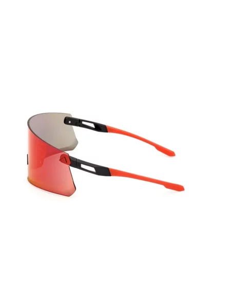Okulary adidas Dunamis Sport czarno-czerwone soczewka lustrzana czerwona czarne