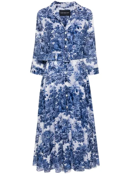 Sukienka Samantha Sung z nadrukiem garniturowa