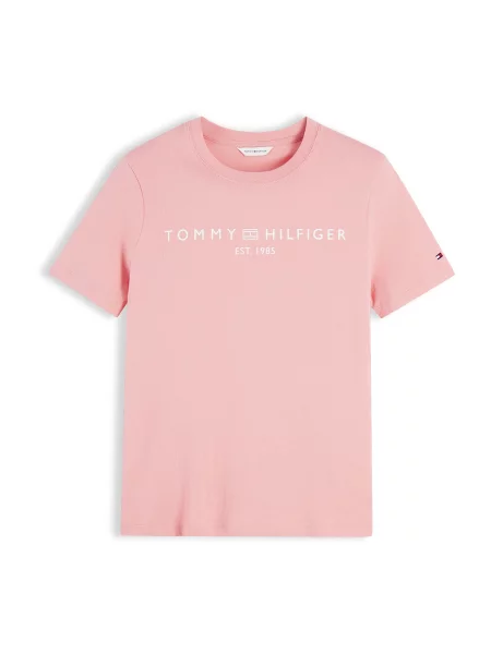 TOMMY HILFIGER Tricou roz alb