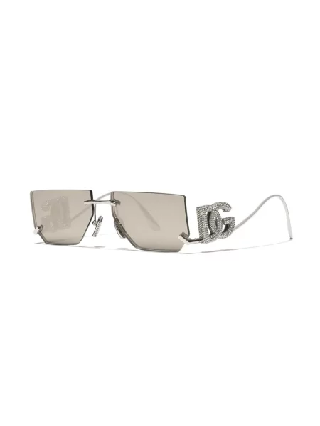 Saulės akiniai Dolce & Gabbana Eyewear sidabrinė