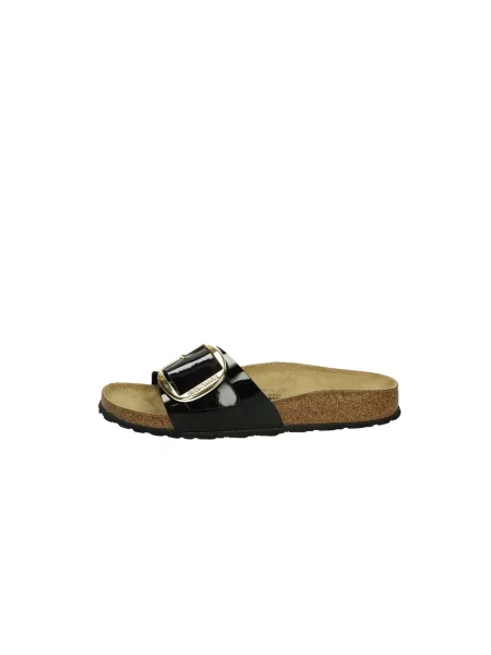 Klapki Birkenstock zamszowe czarne