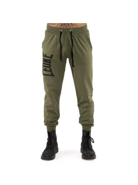 Pantaloni sport Leone 1947 cu autograf verde
