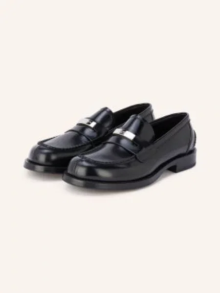 Dolce & Gabbana Loafersy schwarz czarne