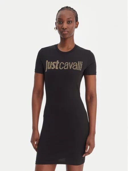 Just Cavalli Sukienka codzienna czarny