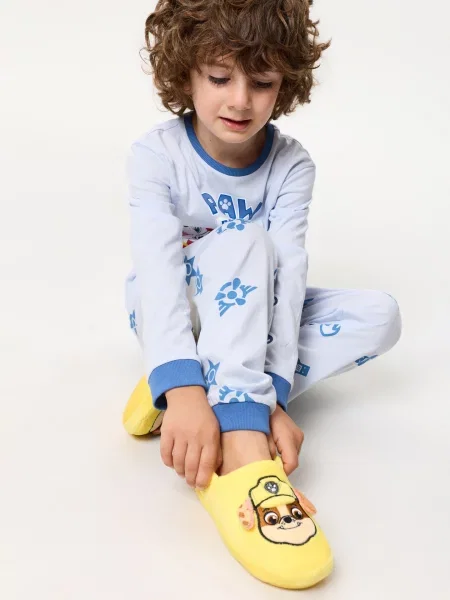 Sinsay Plyšové pantofle s 3D prvky PAW Patrol žlutá