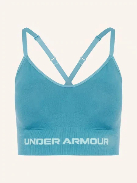 Under Armour Sportovní Podprsenka Ua Vanish Seamless Low tyrkysová
