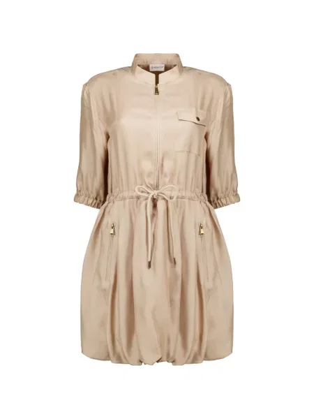 Rochie tip cămașă Moncler de mătase