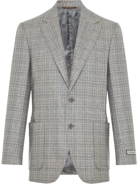 Sacou Canali în carouri gri