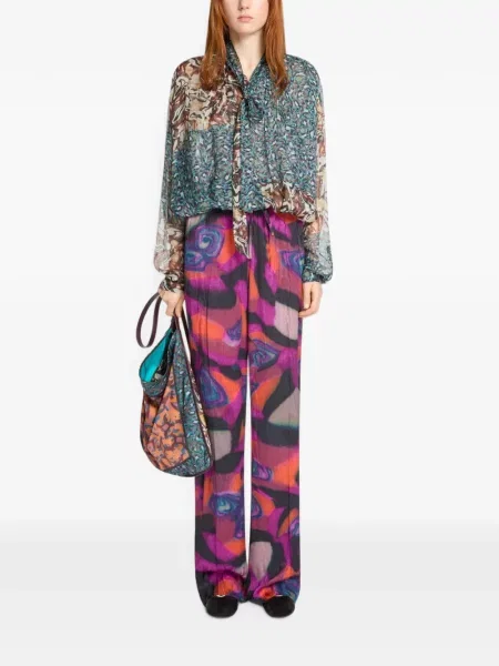 Pantaloni Dries Van Noten roz