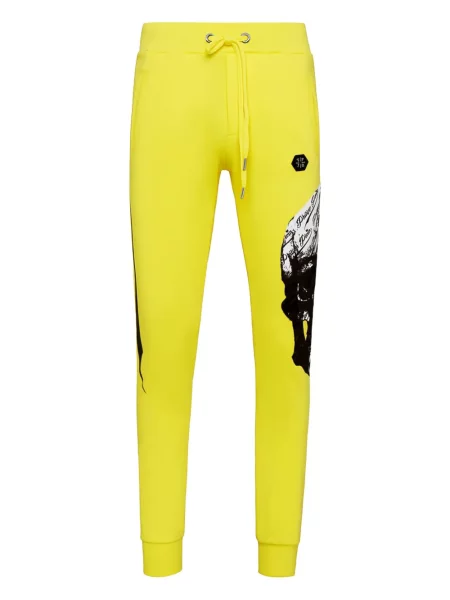 Pantaloni de jogging Philipp Plein alergare galben