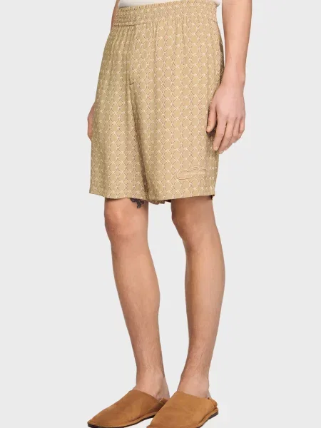 Шорты Sandro бежевые