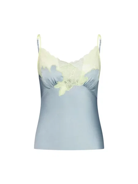 Satynowa podkoszulka Vaillant retro niebieska