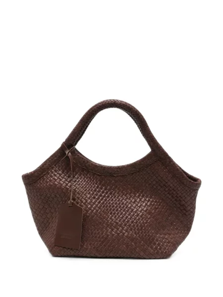 Geantă shopper Ibeliv din piele maro