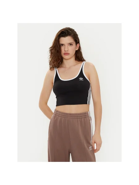 Adidas Felső adicolor Slim Fit fekete