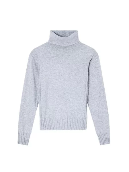 Sweter z golfem Armani Exchange do golfa szary