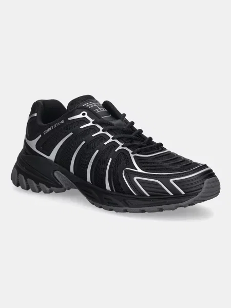 Superge Tommy Jeans TJM OUTDOOR RUNNER TECH. črna