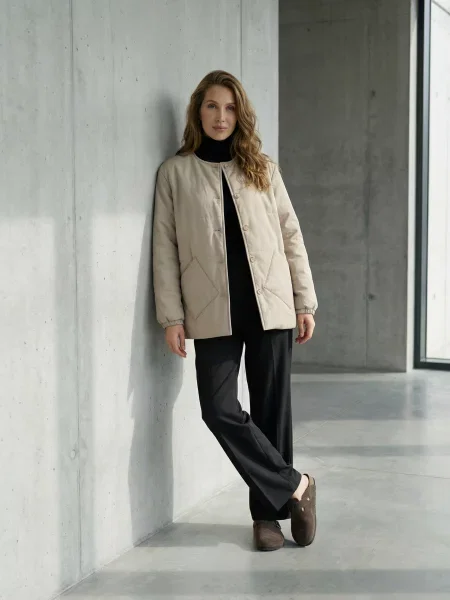 Демісезонна куртка Seventeen Куртка світло-сірий кашемір сіра