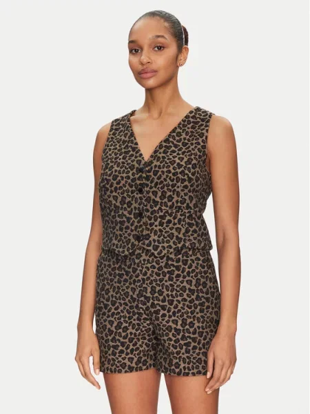 Morgan Жилет коричневий