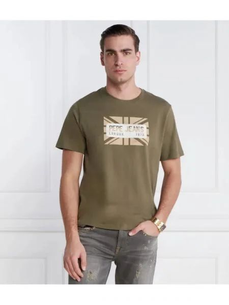 Pepe Jeans London Tricou credick verde