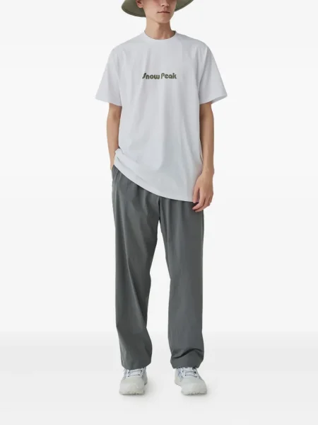 Tricou Snow Peak cu imagine alb