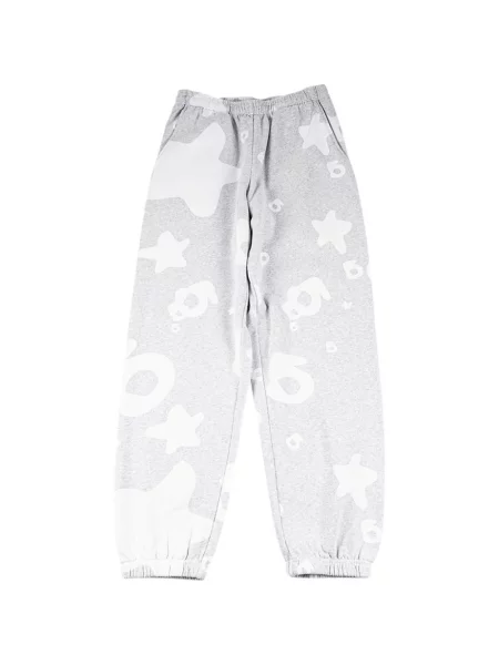 Pantaloni Sp5der cu imagine alergare gri
