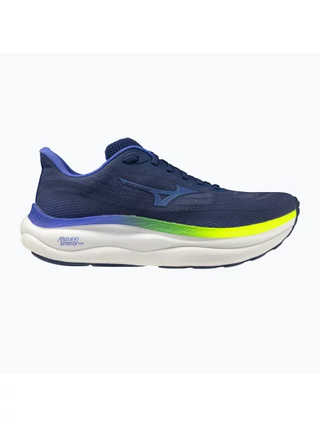Încălțăminte de alergare pentru bărbați Mizuno Wave Sky 9 estate blue/sirius/lightning yellow albastru