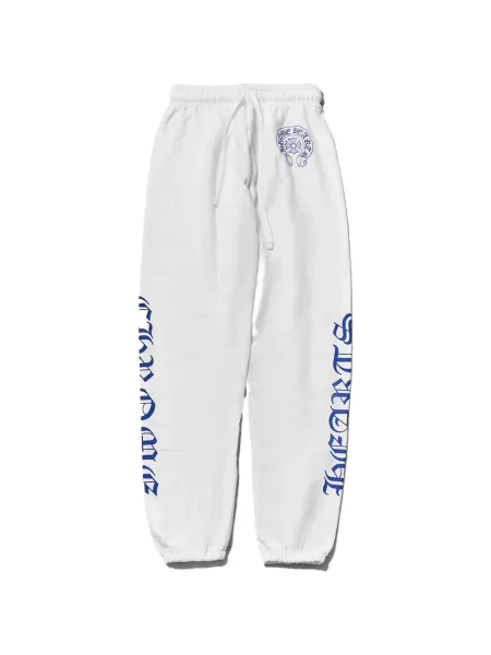 Бягане панталон Chrome Hearts със сърца бяло