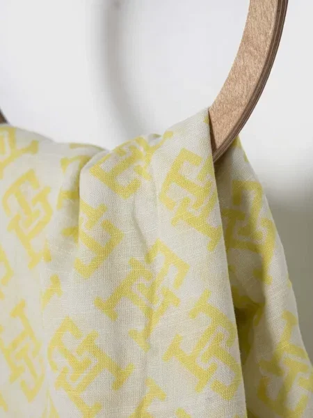 Tommy Hilfiger Szalik Beach Summer Mono Scarf żółty