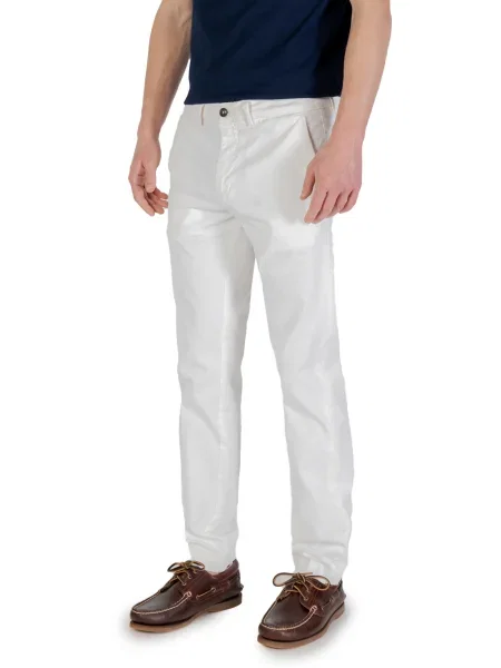 Kalhoty Borghese bílé