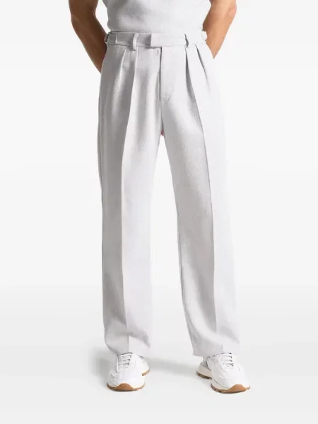 Pantaloni croiți Manière De Voir gri