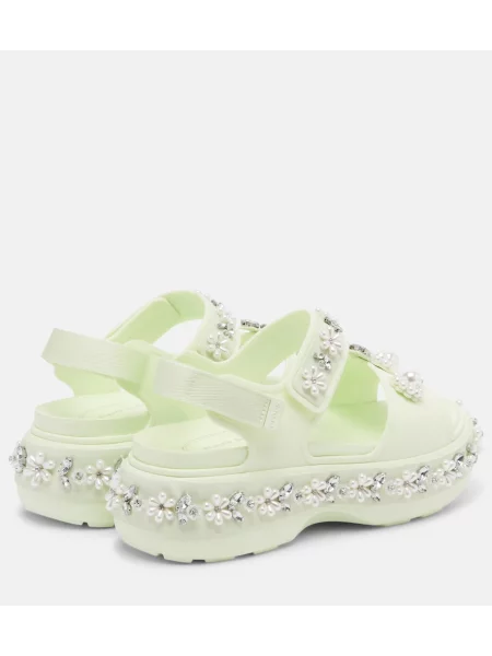 Sandale Simone Rocha cu platformă verde