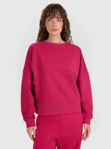 4F bluza dresowa S różowy