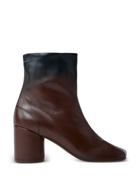 Cizme scurte Mm6 Maison Margiela din piele maro