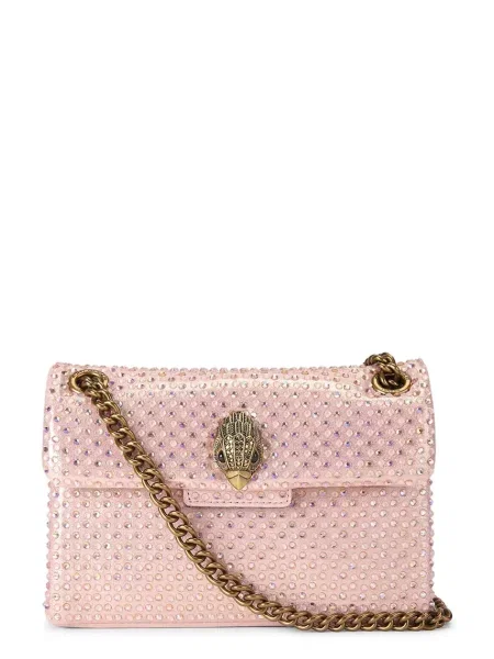 Kurt Geiger London crossbody torbica Kensington oranžna