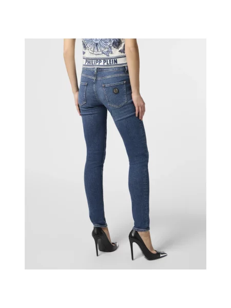 Jeansy Philipp Plein niebieskie