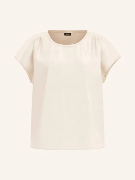 Joop! Bluzka Tancy Z Mieszanki Materiałów beige beżowa