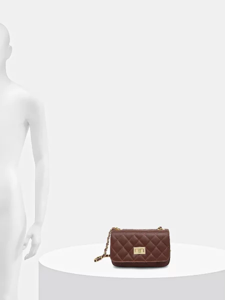 Шкіряна сумочка Answear.LAB коричневий