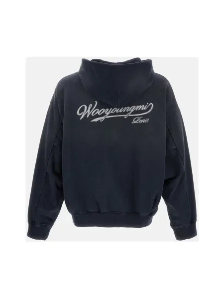 Bluza z kapturem Wooyoungmi niebieska