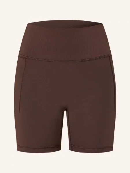 Adidas Legíny Optimé Primelift Short tmavě hnědá