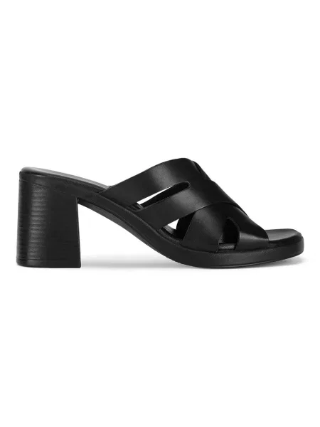 Kožené pantofle Lasocki černé