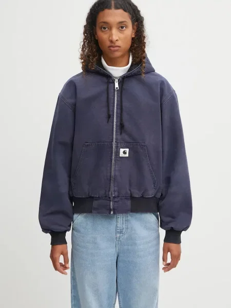 Carhartt WIP geacă W OG Active Jacket bleumarin de iarna