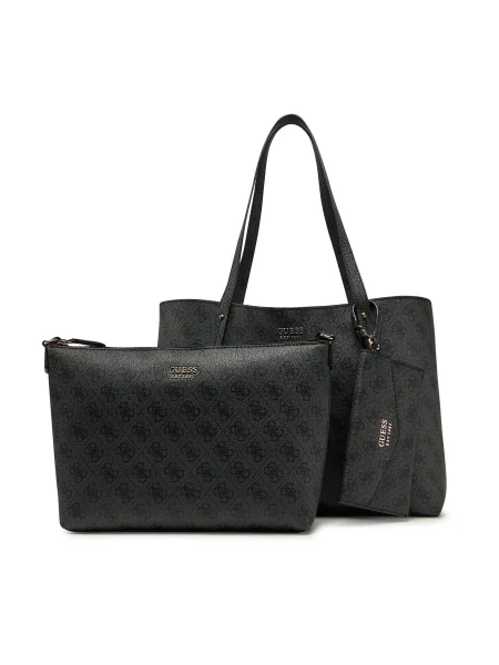 GUESS Shopper táska Brenton' fekete