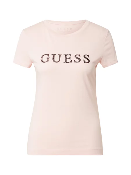 GUESS Majica roza črna