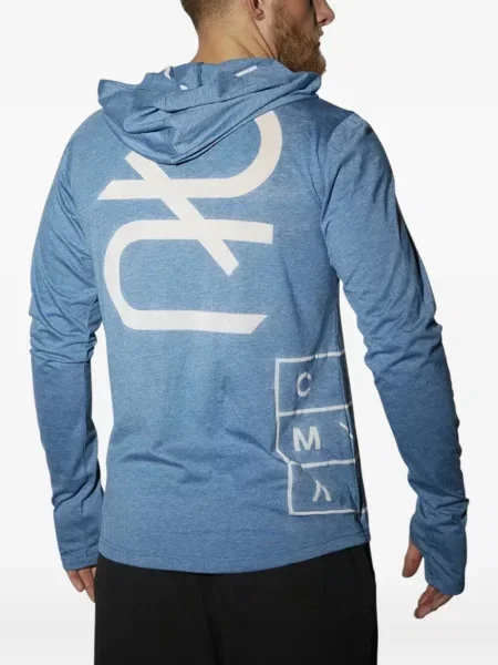 Hanorac cu glugă Reebok cu imagine albastru